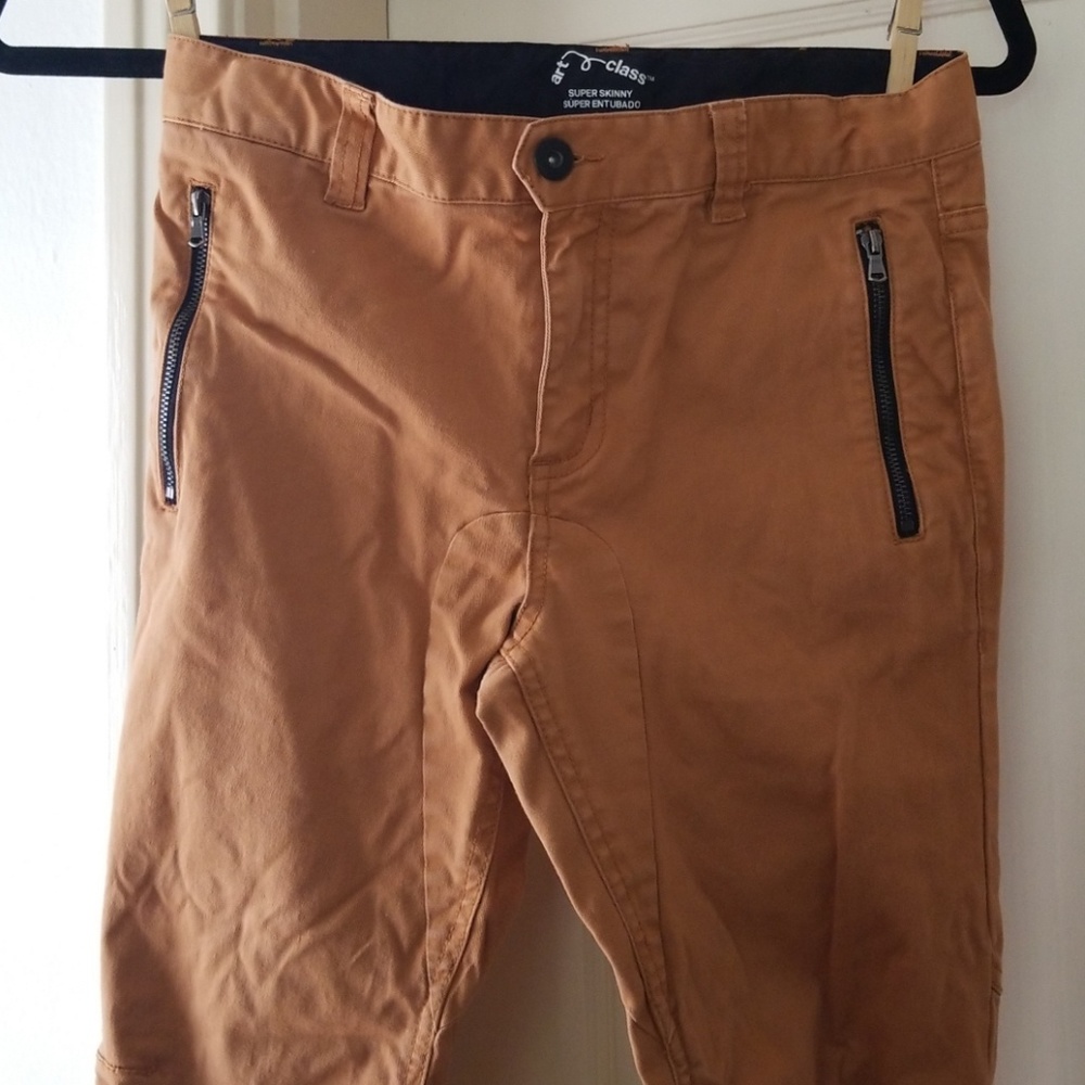 Art Class Boys Size 12 Super Skinny Moto Pants